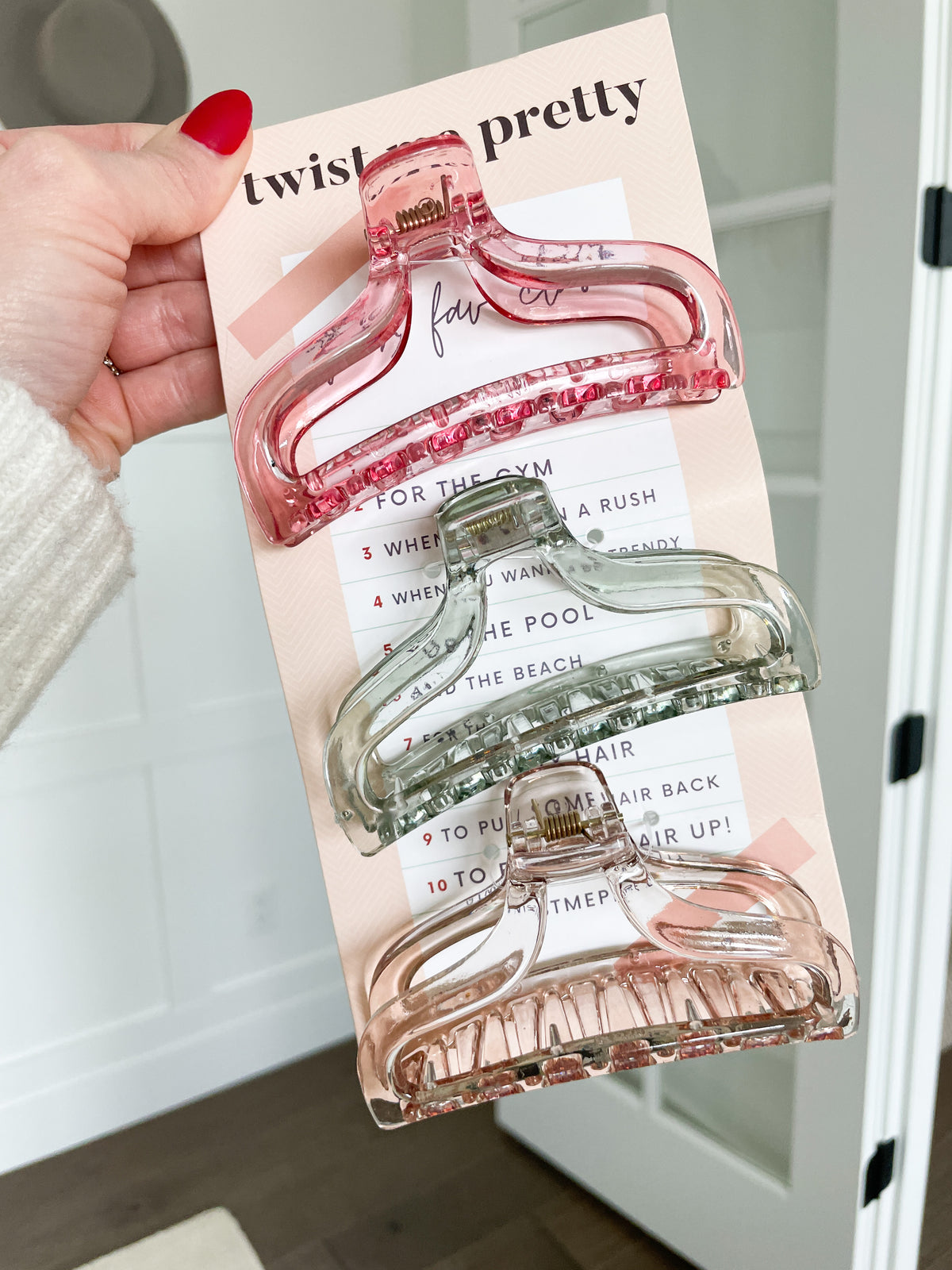 Transparent Claw Set